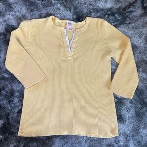 100% cotton light Yellow top